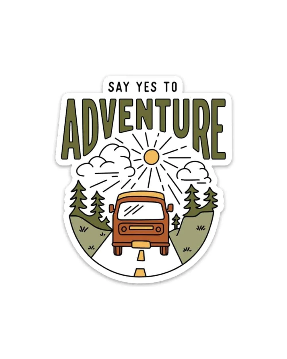 Keep Nature Wild Say Yes To Adventure Sticker