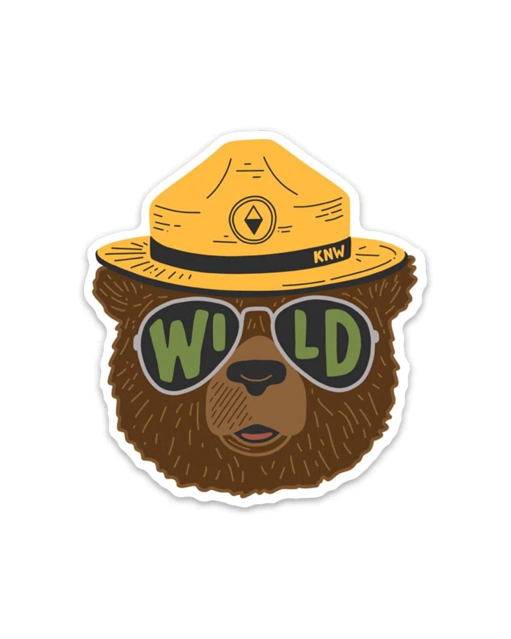 Keep Nature Wild Wildbear Sticker