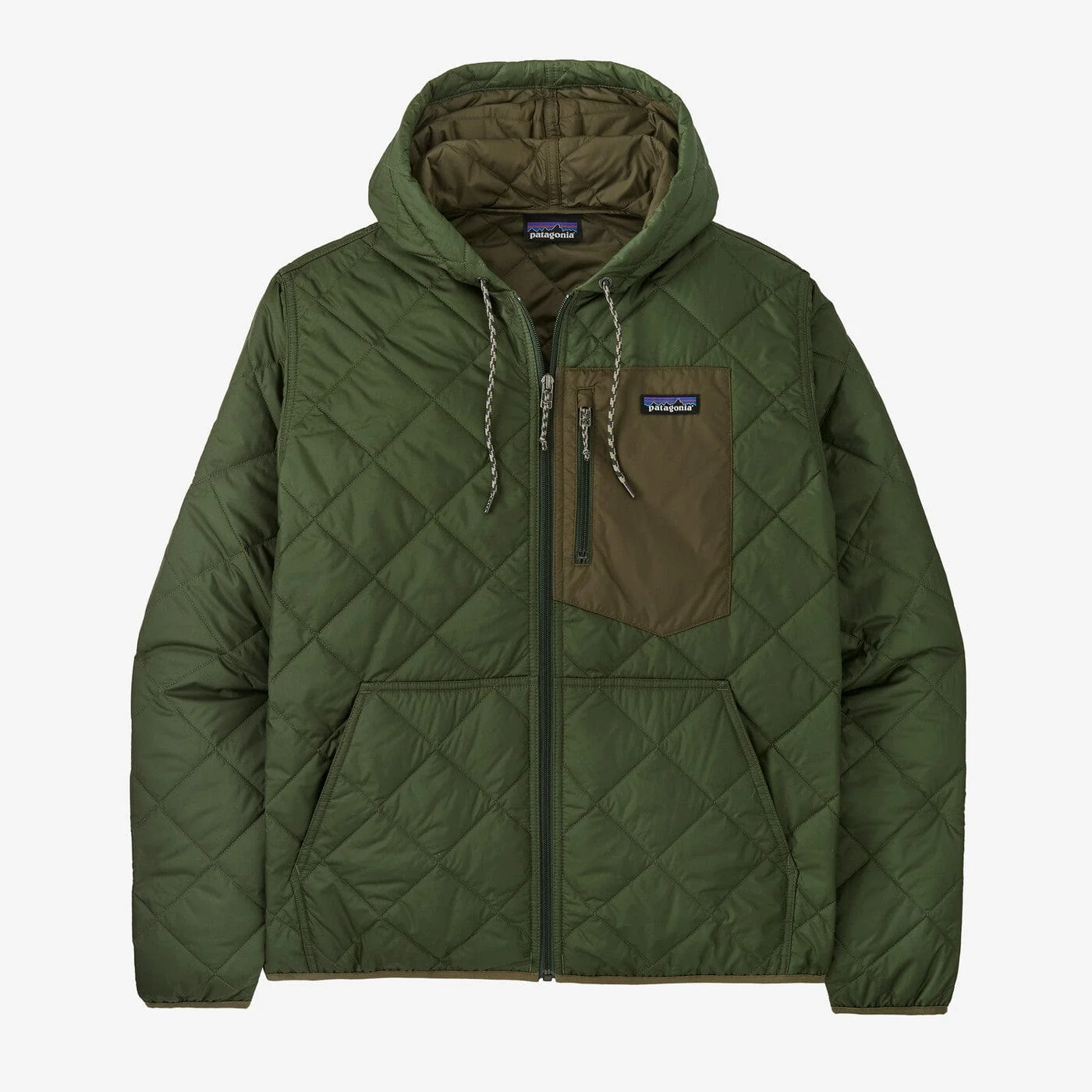 Patagonia Diamond Quilted Bomber Hoody Jacket - Men's