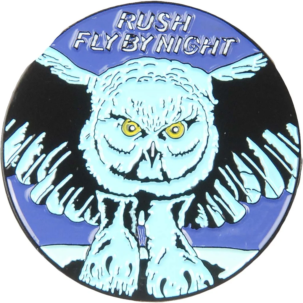 Rush Fly By Night Enamel Pin Pewter Pin Badge